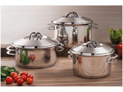 Imagem de Jogo de Panelas Tramontina Solar 65510740 Inox