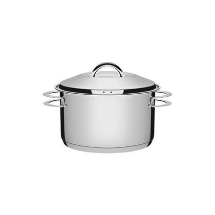 Imagem de Jogo de Panelas Tramontina Solar Aço Inox Fundo Triplo Indução 4 peças + Pegador de massa