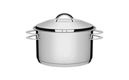 Imagem de Jogo de Panelas Tramontina Solar Aço Inox Fundo Triplo Indução 6 peças + Pegador de massa