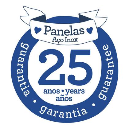 Imagem de Jogo de Panelas Tramontina Solar em Aço Inox com Fundo Triplo 4 Peças