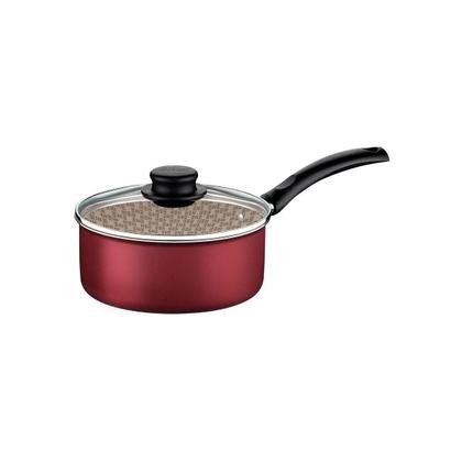 Imagem de Jogo de Panelas Tramontina Turim em Alumínio com Revestimento Interno e Externo em Antiaderente Starflon Max Vermelho 10 Peças