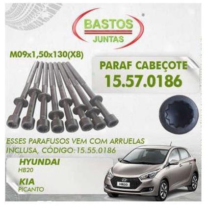 Imagem de Jogo de parafusos Kia Picanto 2011 a 2020 BASTOS 15570186