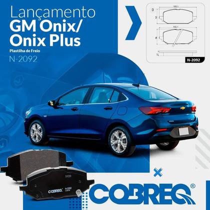 Imagem de Jogo de Pastilha de Freio Dianteira Onix Plus 2020 em diante