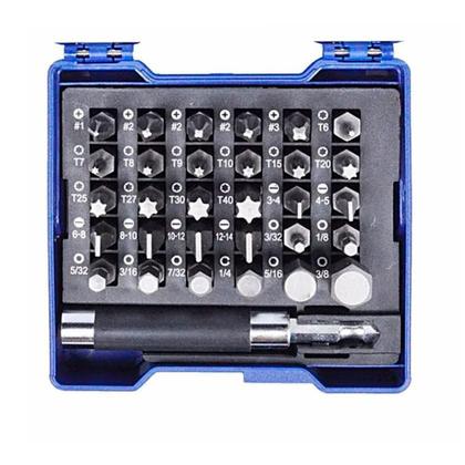 Imagem de Jogo de Pontas 25mm Irwin Power Bit para Parafusadeira com 31 peças e estojo - 1865329 - Irwin
