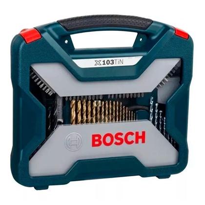 Imagem de Jogo De Pontas e Brocas Bosch X-Line Com 103 Peças e Maleta