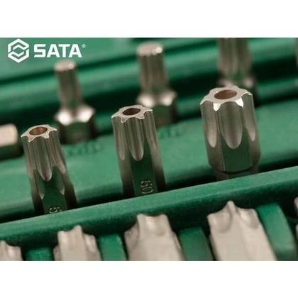 Imagem de Jogo de pontas hexagonais de 8mm com 42 peças sata st09327