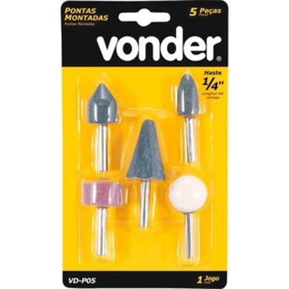 Imagem de Jogo de Pontas Montadas C/5Pcs - Vonder