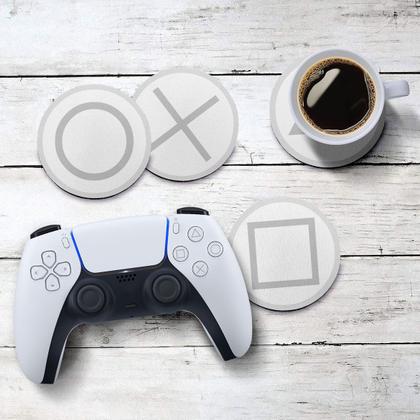 Imagem de Jogo de Porta Copos 4 Peças Gamer Geek Yaay!