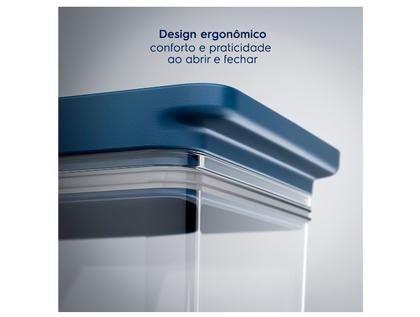 Imagem de Jogo de Porta-Mantimentos Herméticos Retangulares Electrolux Experience 6 Peças