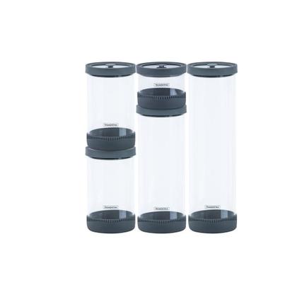 Imagem de Jogo De Potes De Vidro Herméticos Tramontina Purezza Em Borosilicato Com Tampa