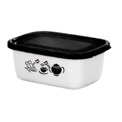 Imagem de Jogo De Potes Vasilhas Plasticas Marmitas Para Freezer e Microondas Kit Com 12 Peças 750 ML