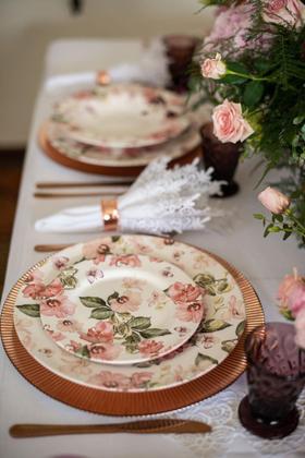 Imagem de Jogo De Prato Jantar Encanto Raso Alleanza Primeira Linha