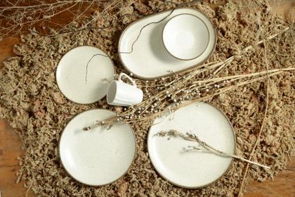 Imagem de Jogo De Prato Raso Coup Vanilla Alleanza Ceramica 6 Peças