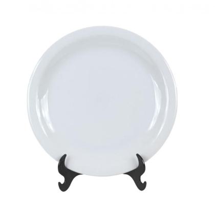 Imagem de Jogo de Prato Raso de Mesa Jantar 8 Peças Ceramica Porcelart