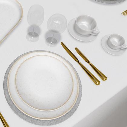 Imagem de Jogo de Pratos Aparelho Jantar Kit 18 Peças Coup Organic Alleanza Cerâmica