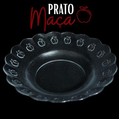 Imagem de Jogo De Pratos Fundos 12 Peças Em Vidro Para Almoço/Janta