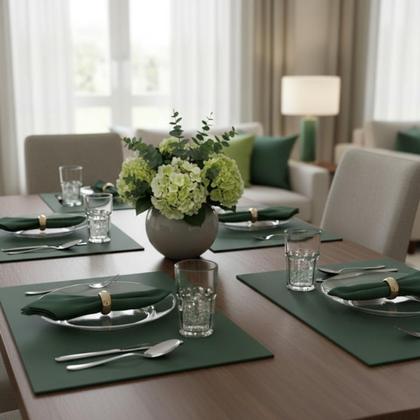 Imagem de Jogo De Pratos Fundos Aparelho De Jantar Em Vidro 12 Peças