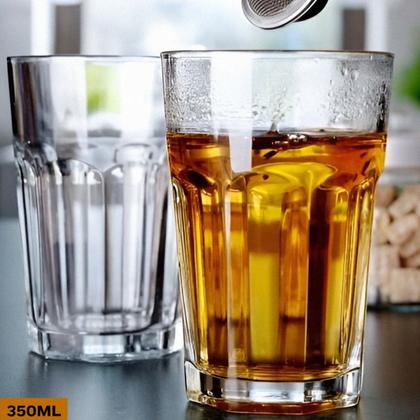 Imagem de Jogo De Pratos Fundos Com Jarra E Copos 13 Peças Em Vidro