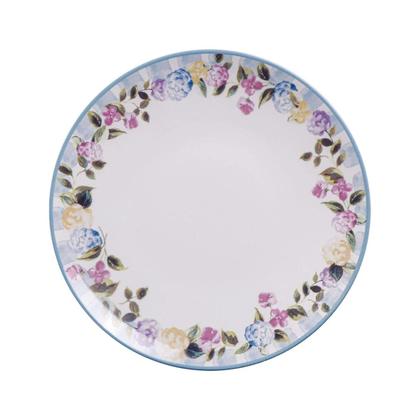 Imagem de Jogo De Pratos Raso Refeição Kit 6 Peças Porcelana 25cm Aura Tramontina Jantar