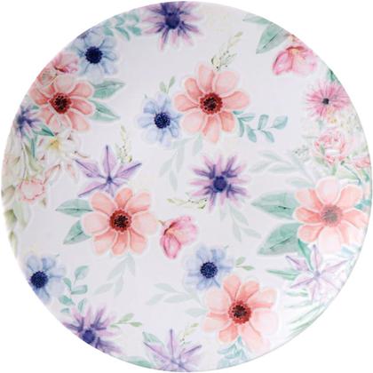 Imagem de Jogo De Pratos Raso Sobremesa Fundo 12Pessoas 36Pçs Floratta