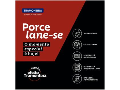Imagem de Jogo de Pratos Rasos Tramontina Churrasco Stone 6 Peças em Porcelana