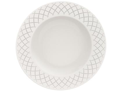 Imagem de Jogo de Pratos Redondo de Porcelana Branco Raso