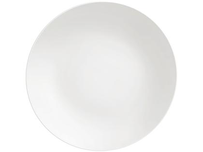 Imagem de Jogo de Pratos Redondo de Porcelana Branco Raso