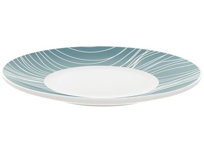 Imagem de Jogo de Pratos Redondo de Porcelana Verde 