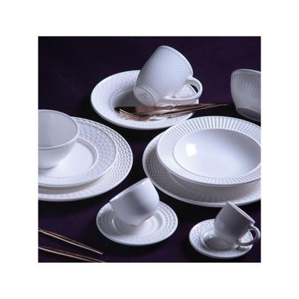 Imagem de Jogo De Pratos Sobremesa Porto Brasil Mezcla Branco Kit 6 Peças