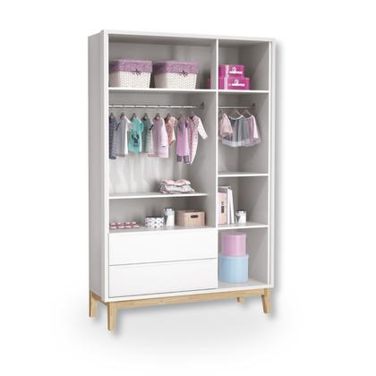 Imagem de Jogo De Quarto Bebê Completo 3 Portas Classic Branco