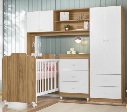 Imagem de Jogo de Quarto Bebe Infantil Completo Ternura Nature