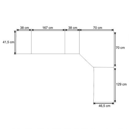 Imagem de Jogo De Quarto Casal Modulado 001 Master Avelã Rústico/Ártico Rústico - Eucamóveis