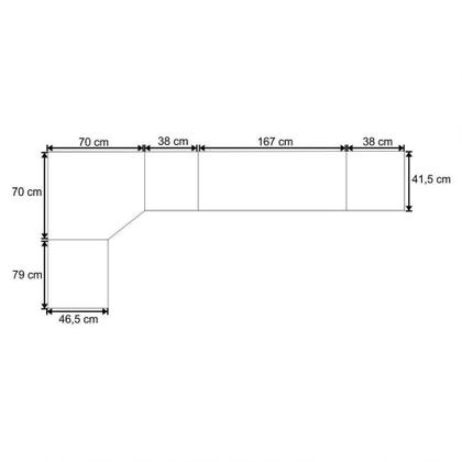 Imagem de Jogo De Quarto Casal Modulado 007 Master Avelã Rústico/Ártico Rústico - Eucamóveis