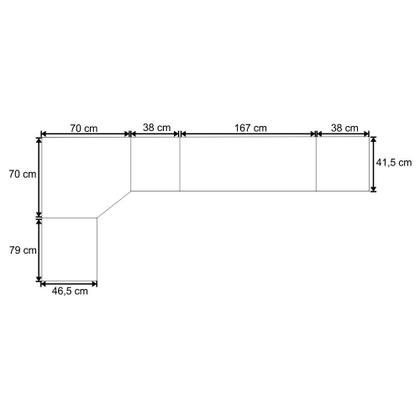 Imagem de Jogo de Quarto Casal Modulado 007 Master Avelã Rústico/Ártico Rústico - Eucamóveis