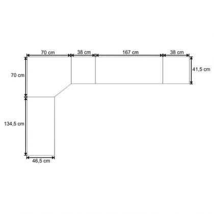 Imagem de Jogo De Quarto Casal Modulado 012 Master Avelã Rústico/ártico Rústico - Eucamóveis