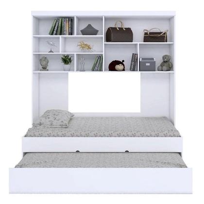 Imagem de Jogo De Quarto Chiara 3 Peças - Módulo Aéreo E Cama Com Auxiliar - Phoenix Baby