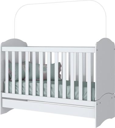 Imagem de Jogo de Quarto com Cômoda Americano e Berço Bala de Menta - FdECOR