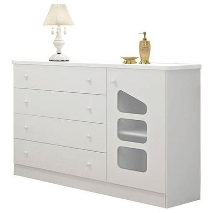 Imagem de Jogo de Quarto com Cômoda Eloisa e Berço Minicama Lila - Phoenix Baby