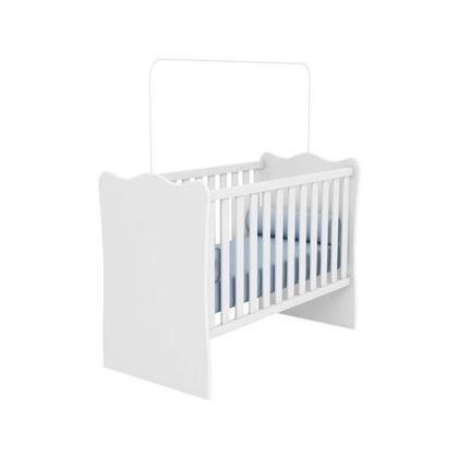 Imagem de Jogo de Quarto com Guarda Roupa Diamante e Berço Doce Sonho Branco - FbABY