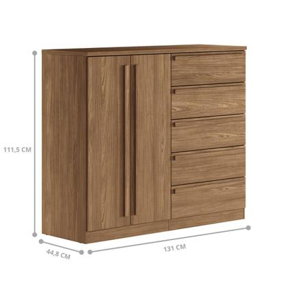 Imagem de Jogo de Quarto Completo Brooklyn Com Espelho Jatoba