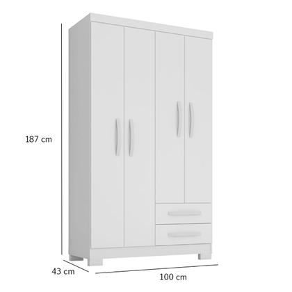 Imagem de Jogo de Quarto Conjunto Bebê Infantil Completo Guarda Roupa Cômoda com Colchão Trocador Berco Americano Com Colchão  Sonho