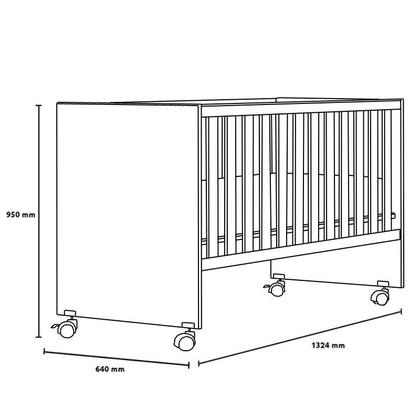 Imagem de Jogo de Quarto Guarda Roupa, Cômoda e Berço Reto Branco
