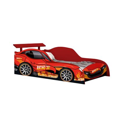 Imagem de Jogo De Quarto Infantil - Cama E Comoda Carro Personagens - Vermelho