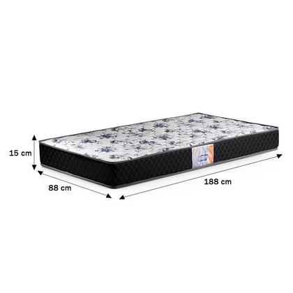 Imagem de Jogo de Quarto Infantil Chiara Módulo Aéreo 2 Portas e Cama Branco com Colchão Supreme D33 - Phoenix Baby