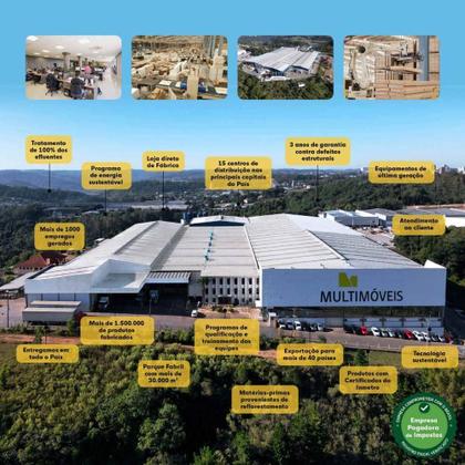 Imagem de Jogo De Quarto Infantil Com Colchão Incluso Trevalla Móveis Pom Pom - Azul-branco Azul-branco