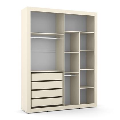 Imagem de Jogo de Quarto Infantil com Guarda Roupa 4 Portas e Cômoda 4 Gavetas Tutto New - Matic Móveis