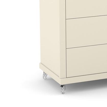 Imagem de Jogo de Quarto Infantil com Guarda Roupa 4 Portas e Cômoda 4 Gavetas Tutto New - Matic Móveis