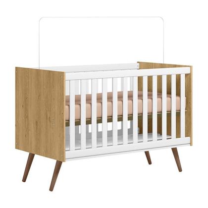 Imagem de Jogo de Quarto Infantil Q Encanto Retrô com Cômoda e Berço - Qmovi