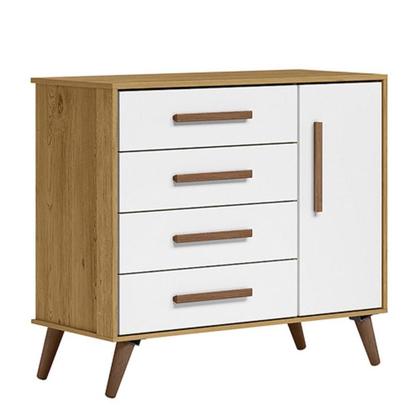 Imagem de Jogo de Quarto Infantil Q Encanto Retrô com Guarda Roupa e Cômoda - Qmovi