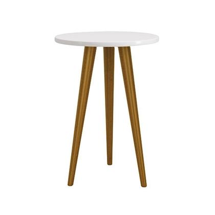 Imagem de Jogo de Quarto Infantil Simba Estante Escrivaninha, Cama e Mesa de Canto Theo Branco Fosco com Pés A